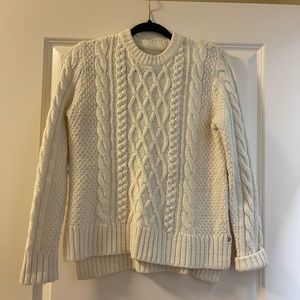 Cream Cable Knit Sweater